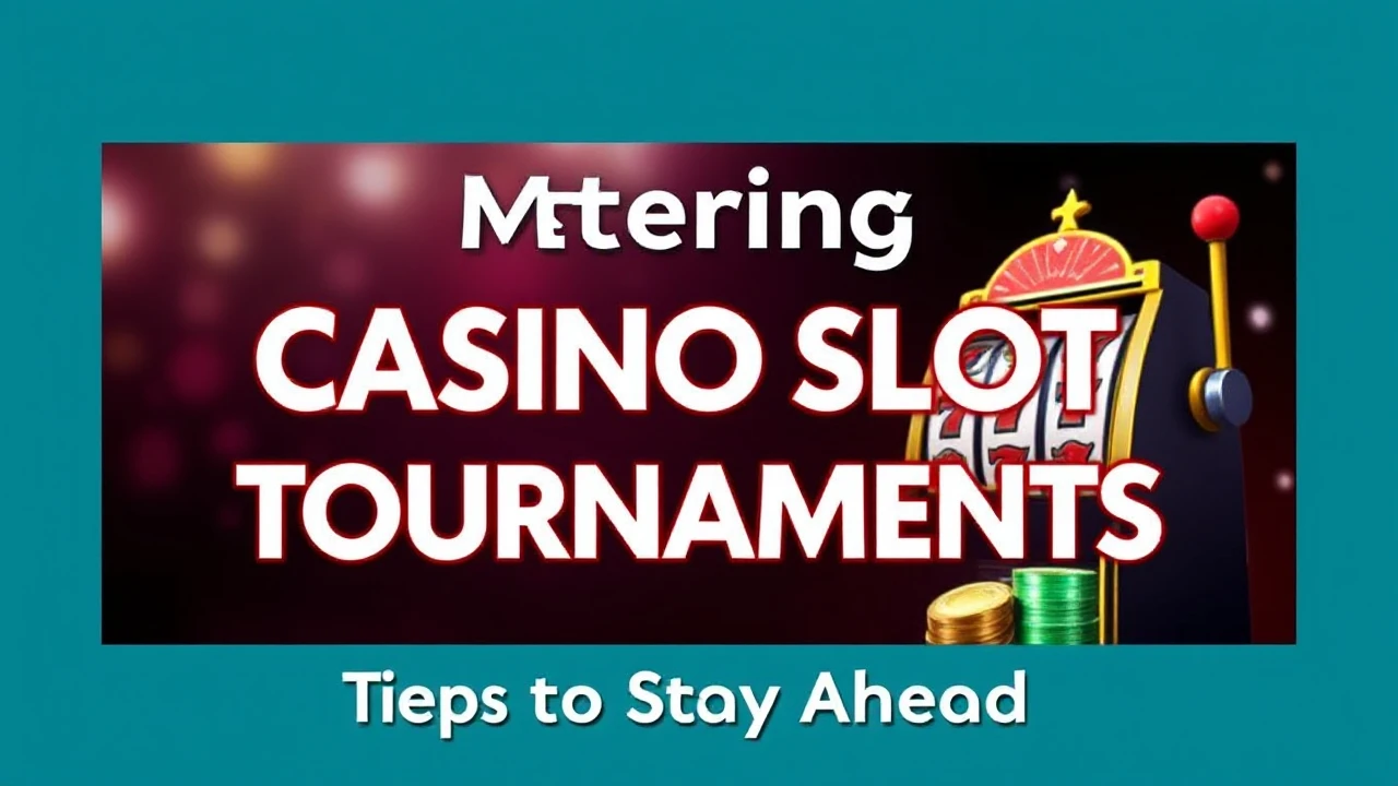 Mastering Casino Slot Tournaments: Tips to Stay Ahead