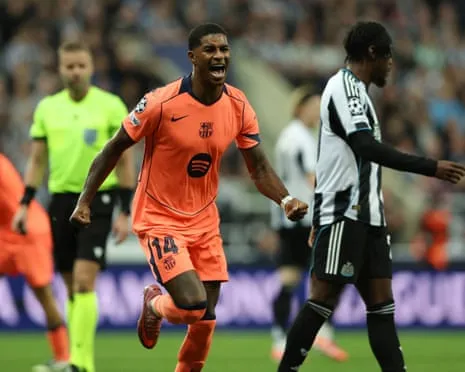 Marcus Rashford's Double Quiets Newcastle's Party and Seals Barcelona's Triumph
